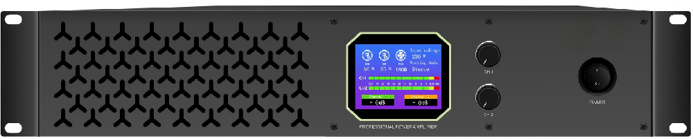专业纯后级功率放大器2*400W