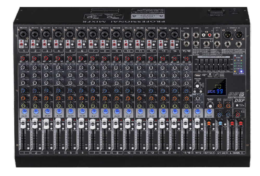 2编组16路调音台