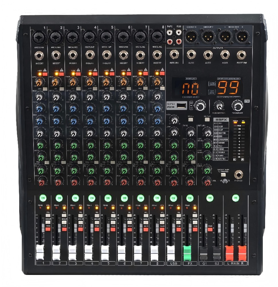 8路调音台（2编组）