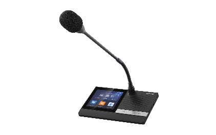 5G无线4寸触屏数字会议鹅颈话筒单元