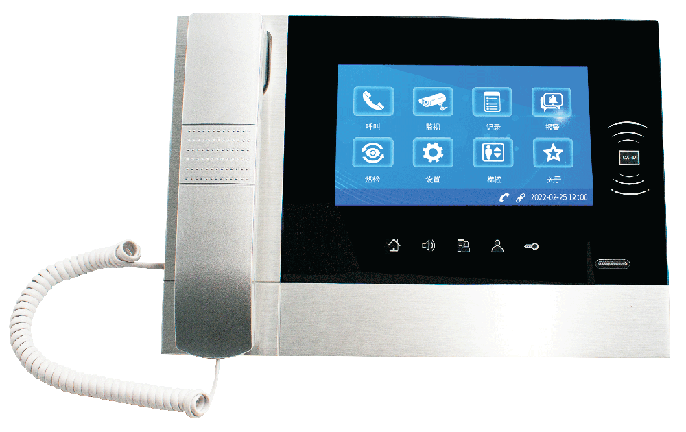 IP有线网络 铝合金可视主机