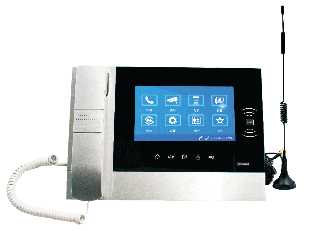 4G无线铝合金可视主机